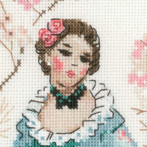 Rococo. Stroll cross stitch kit by RIOLIS Ref. no.: 1723