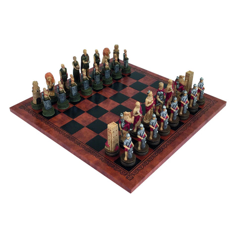ROMANS vs GLADIATORS Chess Set