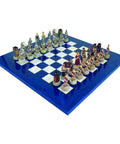 ROMANS vs GREEKS Chess Set Briar Erable