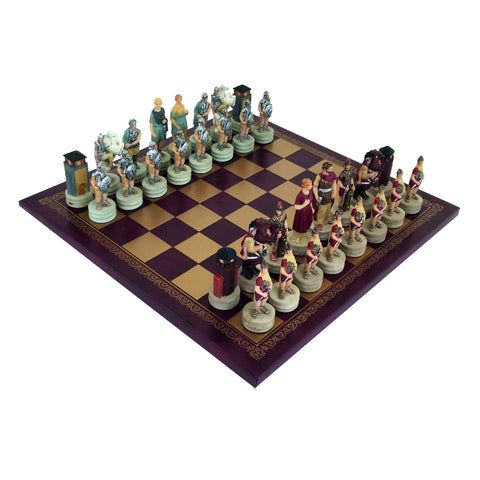 ROMANS vs GREEKS Chess Set