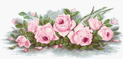 Romantic Roses SB2353 - Cross Stitch Kit