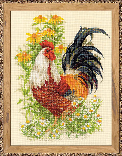 Rooster - Cross Stitch Kit from RIOLIS Ref. no.:1479