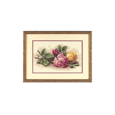 Rose Cuttings (36 x 23 cm) - Cross Stitch Kit by DIMENSIONS