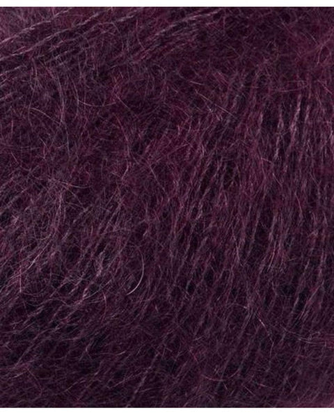 Blackcurrant Kidsilk Haze 641 – Rowan Mohair & Silk Lace Yarn, 25g Skein, Luxury Knitting & Crochet Yarn