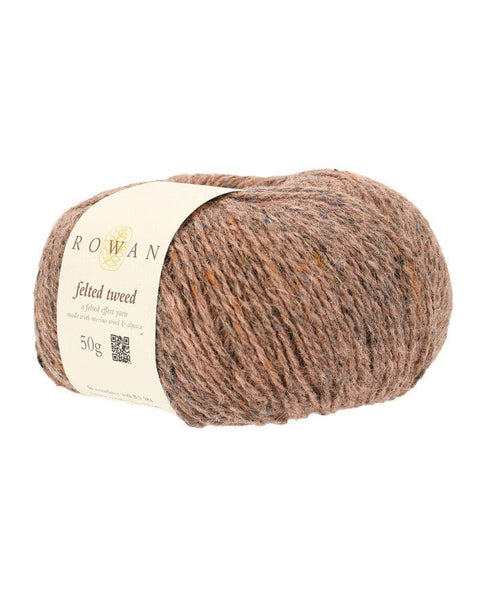 Rose Quartz Felted Tweed 206 – Rowan DK Weight Merino Alpaca Wool Knitting Yarn 50g Skein