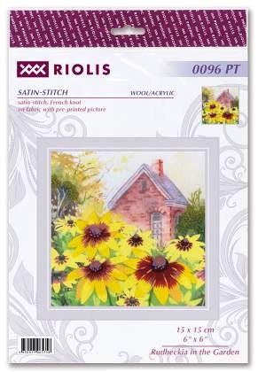 Rudbeckia in the Garden. Cross Stitch kit by RIOLIS Ref. no.: 0096 PT