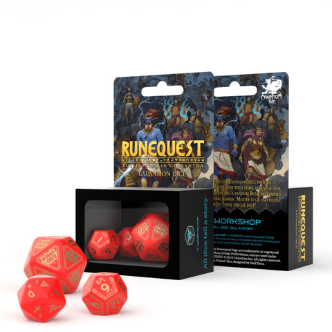 Runequest expansion Expansion Dice set red and gold