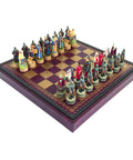 RUSSIANS vs MONGOLIANS Chess Set + Box