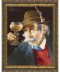 Wine Connoisseur Counted Cross Stitch Kit Zolotoe Runo