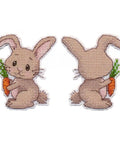 Christmas Tree Ornament Cross Stitch Kit Bunny