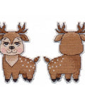 Christmas Cross Stitch Kit Reindeer Ornament