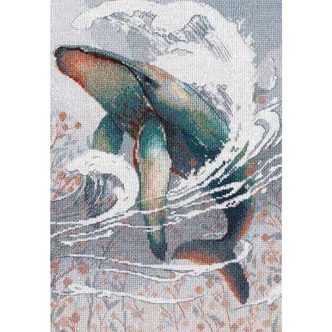 Ocean Themed Cross Stitch Embroidery Kit