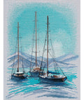 Azure Bay Seascape Cross Stitch Kit
