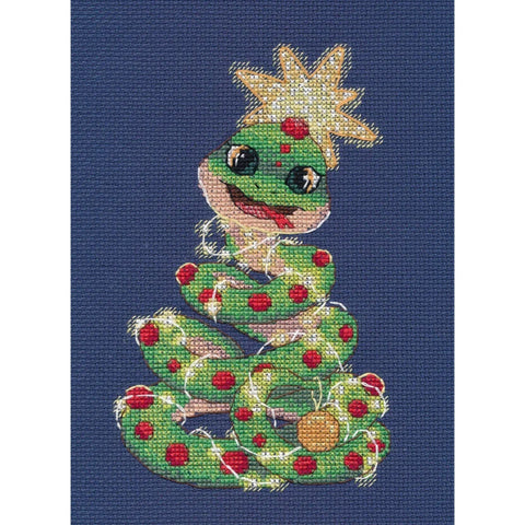Snake Cross Stitch Embroidery Kit, Complete Set by Oven, DIY Craft for Beginners and Advanced Stitchers, Home Decor Project