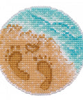 Seaside Cross Stitch Magnet Kit