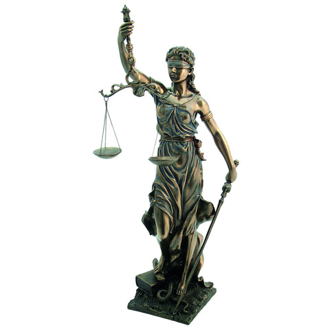 Blindfolded Lady Justice Statue 72cm