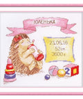 Hedgehog Sampler Girl S914 - Hobby.lt