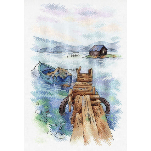 Cross Stitch Kit Morning at the Quay SA-007