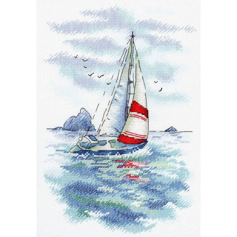 Cross Stitch Kit Sea Regatta SA-009
