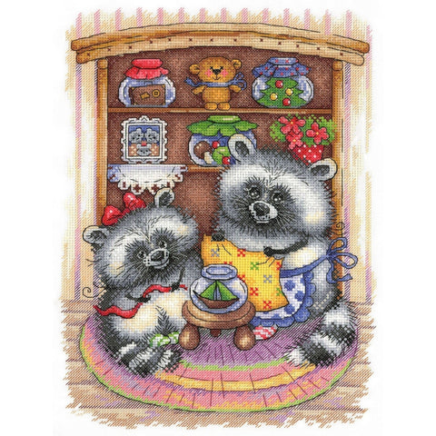 Cross Stitch Kit Homemade Pickles SA-012