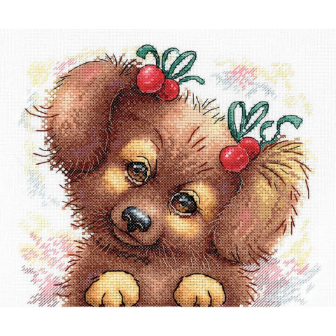 Cross Stitch Kit Fluffy Beauty SA-014