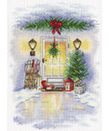 Cross Stitch Kit New Year Door SA-018