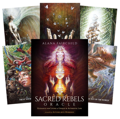 Sacred Rebels Borderless Oracle cards Blue Angel