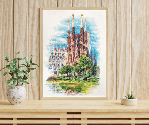 Sagrada Familia. Cross Stitch kit by RIOLIS Ref. no.: 2098