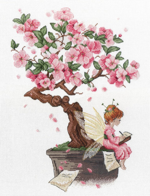 Sakura SNV-570 cross stitch kit by MP Studio