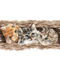 Cross Stitch Kit Fluffy Trio SANP-69