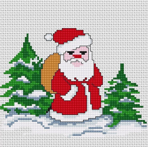 Santa Claus SB1068 - Cross Stitch Kit by Luca-s