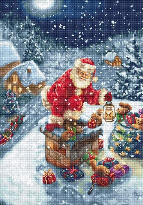 Santa Claus SB577 - Cross Stitch Kit