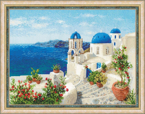 Santorini - Cross Stitch Kit from RIOLIS Ref. no.:1644