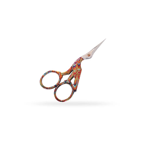 Stork Embroidery Scissors Playful Colourful 9 cm
