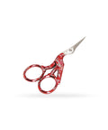 Stork Embroidery Scissors Red 9 cm