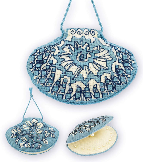 Shell Pincushion cross stitch kit by RIOLIS Ref. no.: 1802AC