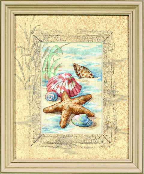 Shells in the Sand (20 x 25 cm) - Cross Stitch Kit by DIMENSIONS