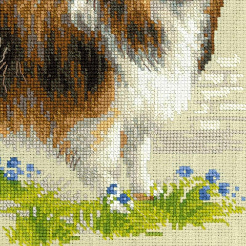 Sheltie cross stitch kit by RIOLIS Ref. no.: 1710