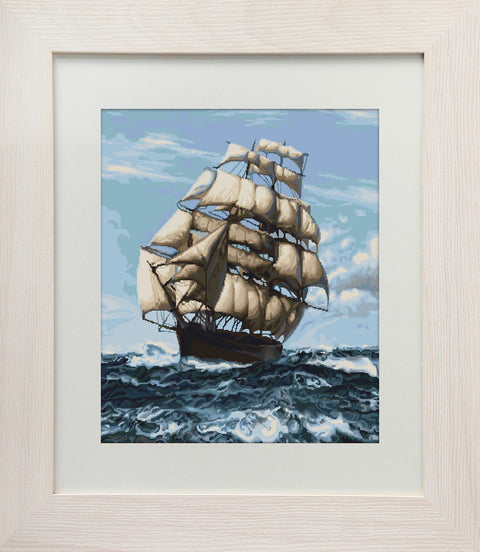 Ship SG438 - Cross Stitch Kit by Luca-s