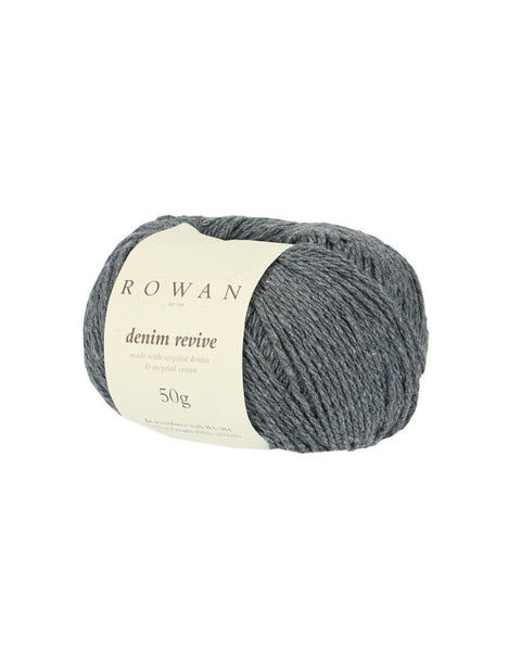 Rowan Denim Revive Yarn Silt 216 50g 100m Recycled Cotton Knitting Crochet Eco Friendly