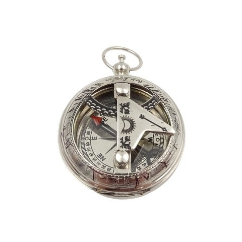 Silvery Compass Sundial | NC1028