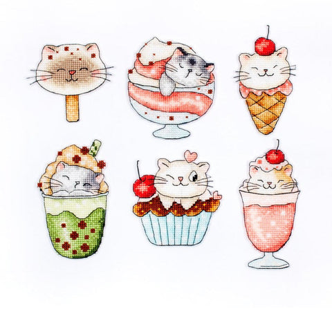 Siuvinėjimo rinkinys Summer Kitties SLETIL8089