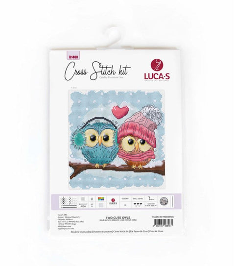 Luca-S Cute Two Owls Home Decor Accent, Minimalist Gift for Living Room Office
