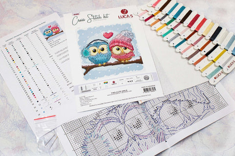 Luca-S Cute Two Owls Home Decor Accent, Minimalist Gift for Living Room Office