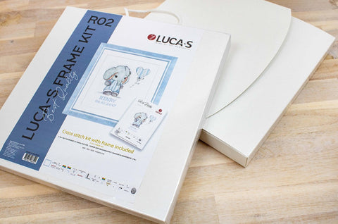 Luca-S Cross Stitch Frame Kit with Tension System, Easy Assembly, Full Set