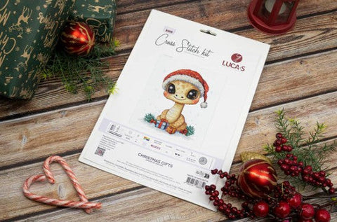 Luca-S Christmas Gifts Cross Stitch Embroidery Kit 15x18 cm