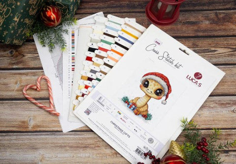 Luca-S Christmas Gifts Cross Stitch Embroidery Kit 15x18 cm
