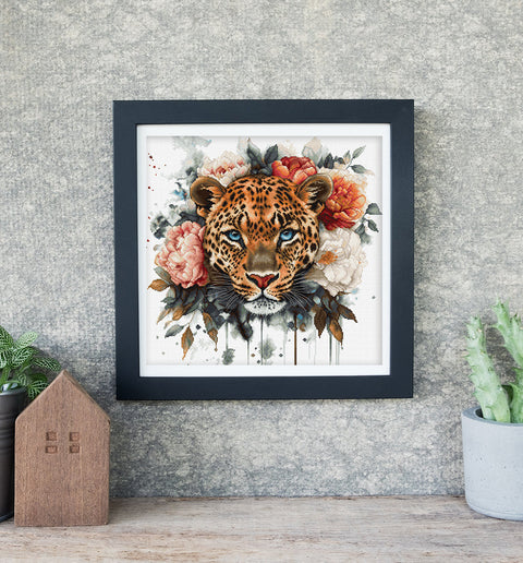 Cross Stitch Kit Wild Beauty Multicolor Embroidery Set, Letistitch, 36×35 cm, Beginner-Friendly Wall Decor Project