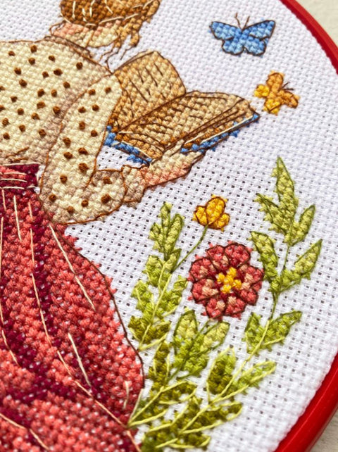 Cross Stitch Kit “Unfinished Story” 15 x 15 cm, Abris Art AAHM-092