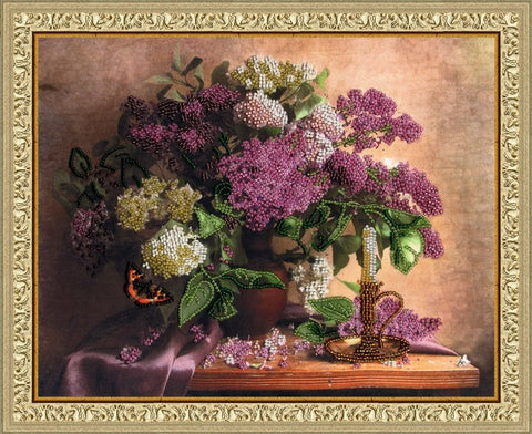 RT012 Lilac Cross Stitch Kit from Golden Fleece